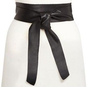 B-Low the Belt - Demi Wide Wrap Belt, Black, NWOT